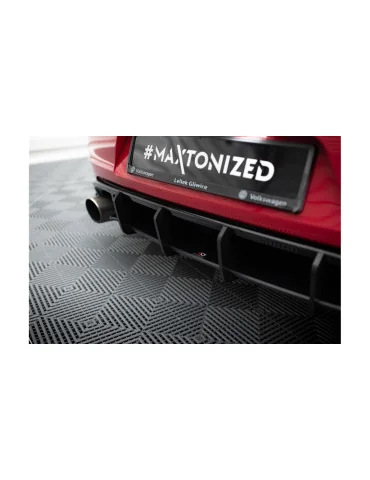 Diffuseur arrière Racing Durability v.2 Golf VI GTI noir mat