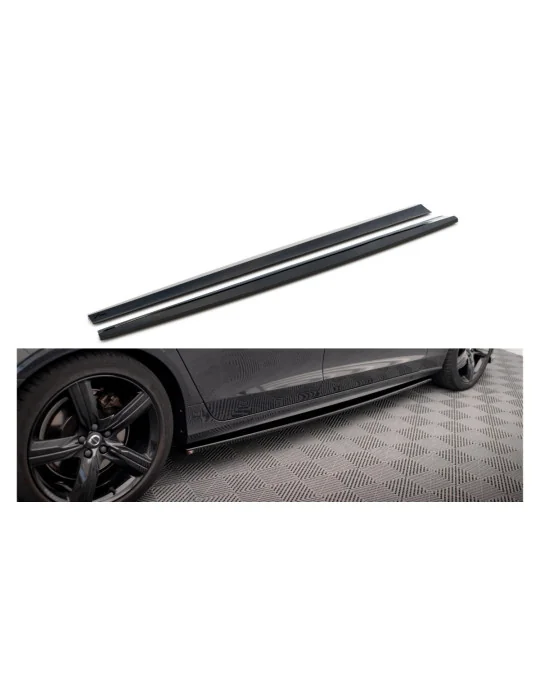 Rajouts de bas de caisse Volvo V90 S90 R-Design noir brillant Maxton Design