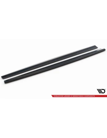 Rajouts de bas de caisse Volvo V90 / S90 R-Design noir brillant