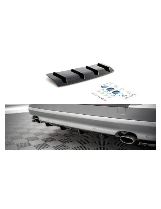 Diffuseur arrière Volvo V70 III noir brillant Maxton Design