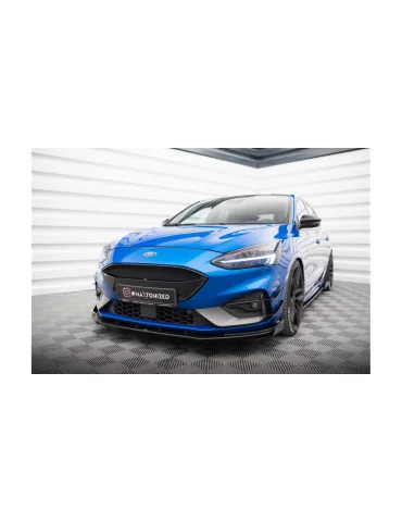 Flaps de lame avant Ford Focus IV ST / ST-Line noir brillant