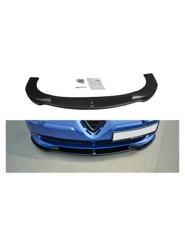 Lame de pare-chocs avant Alfa Romeo 156 GTA v.1 noir brillant