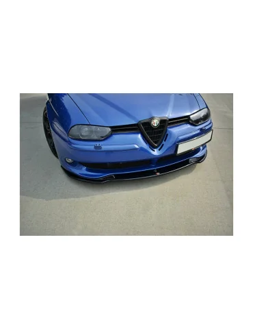 Lame de pare-chocs avant Alfa Romeo 156 GTA v.1 noir brillant