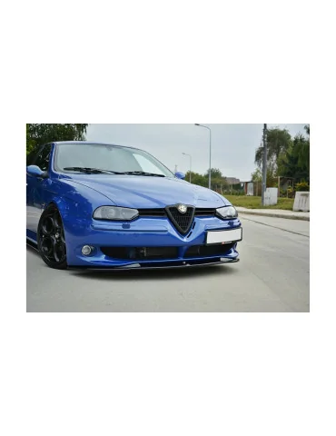 Lame de pare-chocs avant Alfa Romeo 156 GTA v.1 noir brillant