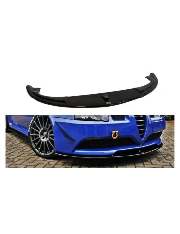 Lame de pare-chocs avant Alfa Romeo 147 GTA noir brillant