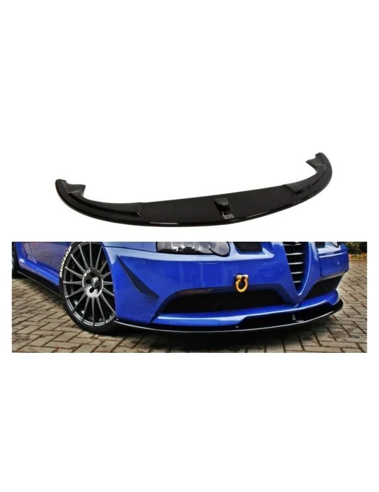 Lame de pare-chocs avant Alfa Romeo 147 GTA noir brillant Maxton Design