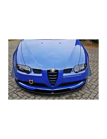 Lame de pare-chocs avant Alfa Romeo 147 GTA noir brillant