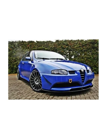 Lame de pare-chocs avant Alfa Romeo 147 GTA noir brillant