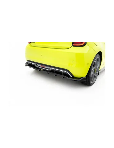 Diffuseur arrière central Abarth 500e avec barres verticales