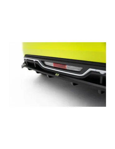 Diffuseur arrière central Abarth 500e avec barres verticales