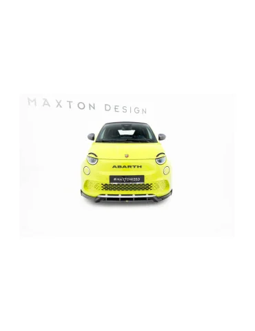 Lame de pare-chocs avant Abarth 500e noire
