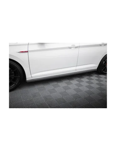 Bas de caisse Street Pro Jetta GLI Mk7 noir mat à cœur rouge