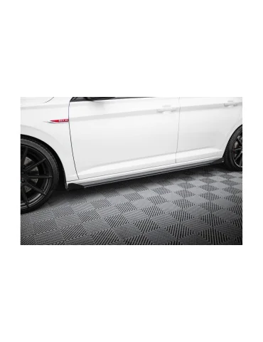 Bas de caisse Street Pro Jetta GLI Mk7 noir mat + flaps brillants