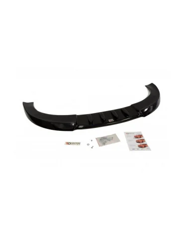 Lame de pare-chocs avant v.1 Audi A4 B7 standard noir brillant