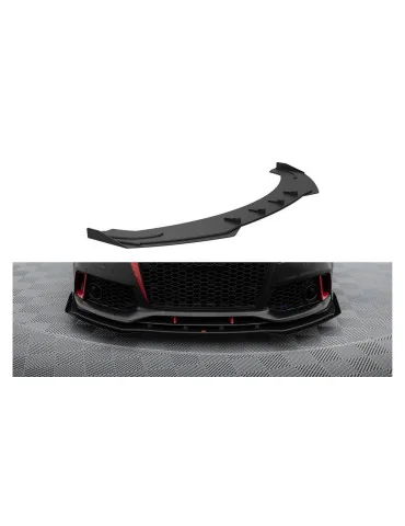 Lame avant Street Pro + flaps Audi A7 C7 RS7 Look noir mat