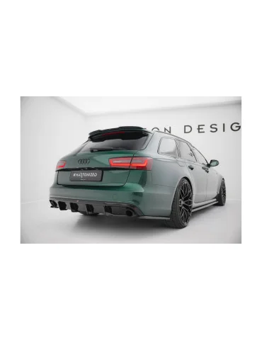 Rajouts de pare-chocs arrière v.3 Audi A6 S-line Avant C7