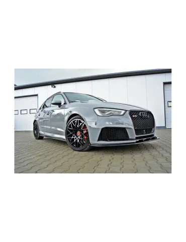 Lame avant Audi RS3 8V Sportback 2015-2016 v.2 noir brillant