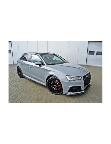 Lame avant Audi RS3 8V Sportback 2015-2016 v.2 noir brillant