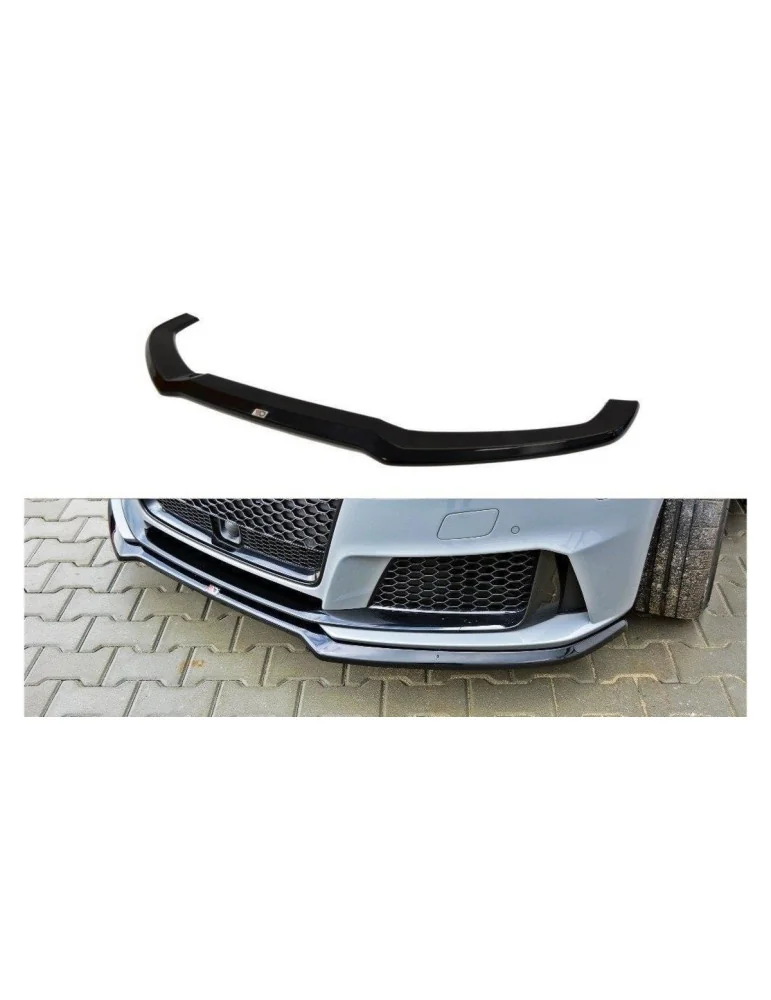 Lame avant Audi RS3 8V Sportback 2015-2016 v.1 noir brillant