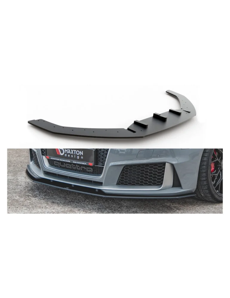 Lame avant Audi RS3 8V Sportback Racing Durability noir mat