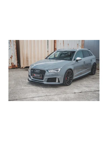 Lame avant Audi RS3 8V Sportback Racing Durability noir mat