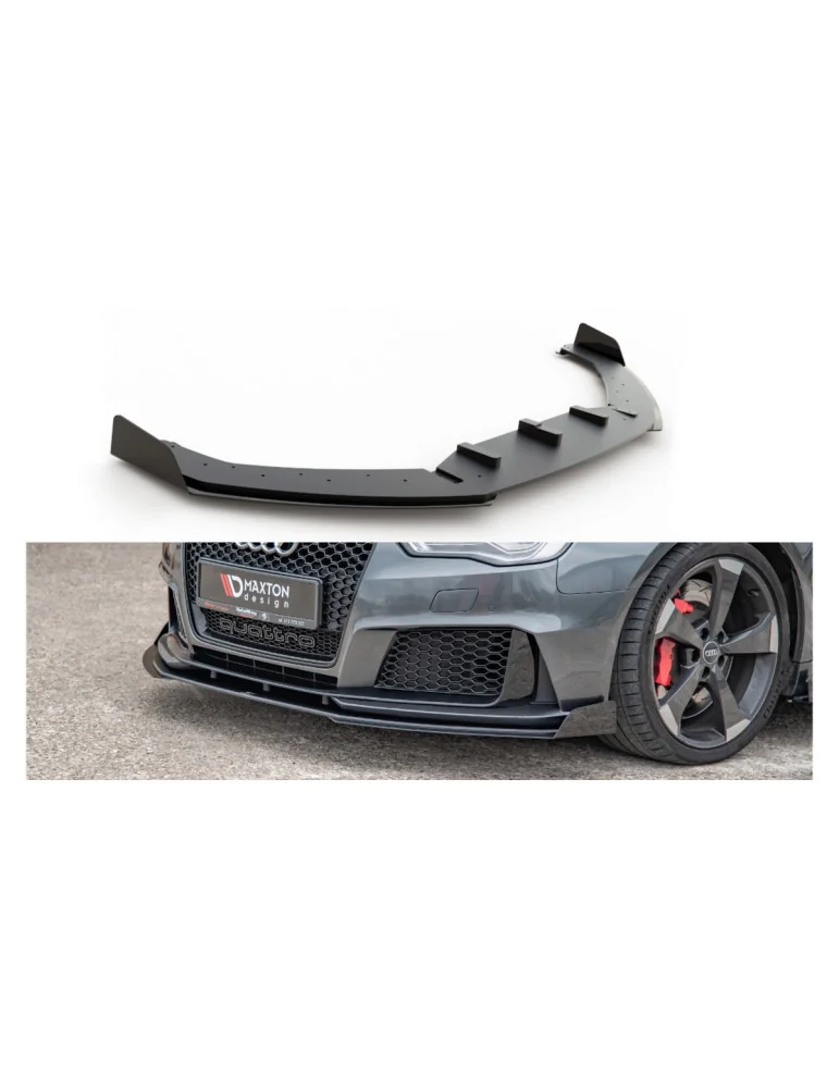 Lame avant + flaps Audi RS3 8V Sportback Racing Durability rouge