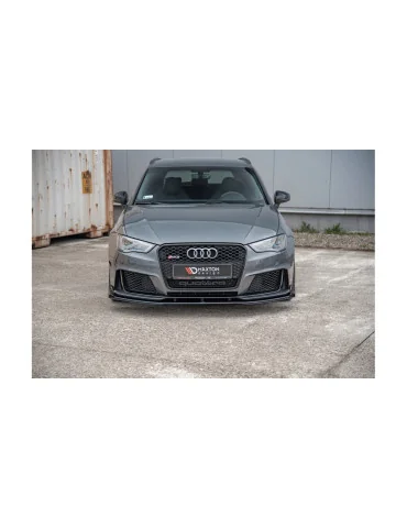 Lame avant + flaps Audi RS3 8V Sportback Racing Durability rouge