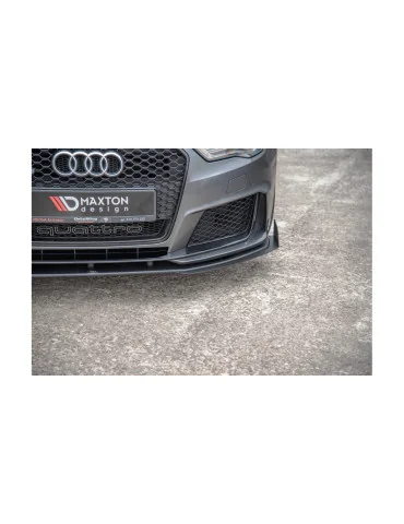 Lame avant + flaps Audi RS3 8V Sportback Racing Durability rouge