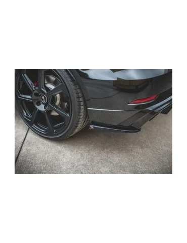 Rajouts arrière Audi RS3 8V Sportback restylée v.2 noir brillant
