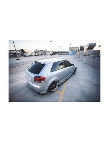 Rajouts arrière Audi S3 8P et 8P restylée 2006-2013 noir brillant
