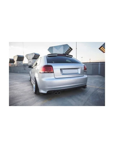 Rajouts arrière Audi S3 8P et 8P restylée 2006-2013 noir brillant
