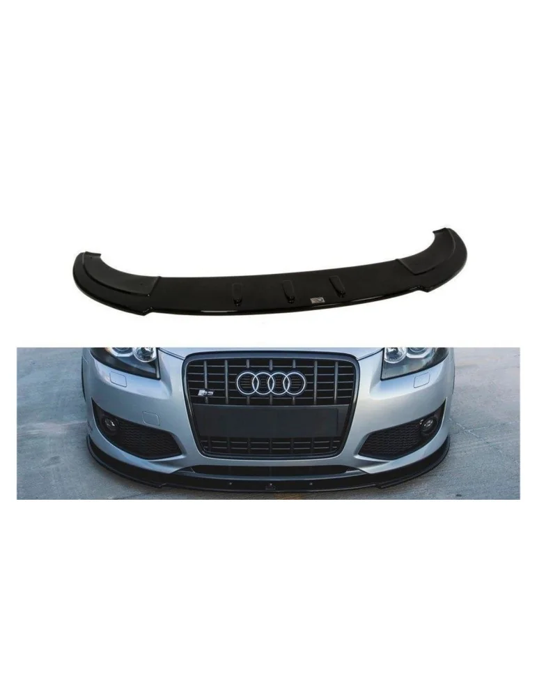 Lame avant Audi S3 8P 2006-2008 noir brillant