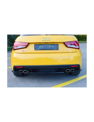 Diffuseur arrière central Audi S1 8X 2014-2018 noir brillant
