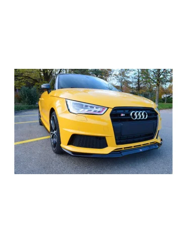 Lame avant Audi S1 8X 2014-2018 noir brillant