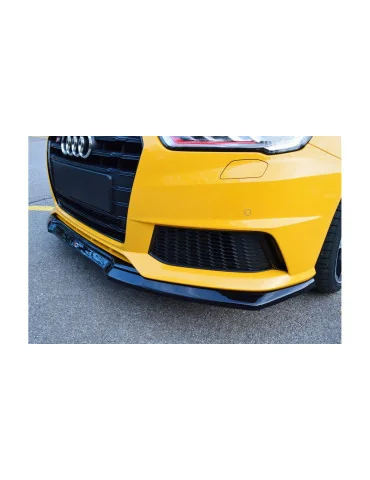 Lame avant Audi S1 8X 2014-2018 noir brillant