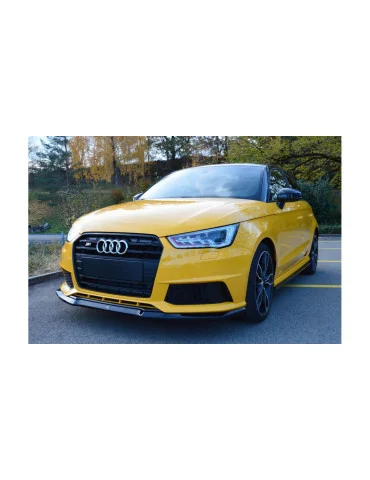 Lame avant Audi S1 8X 2014-2018 noir brillant