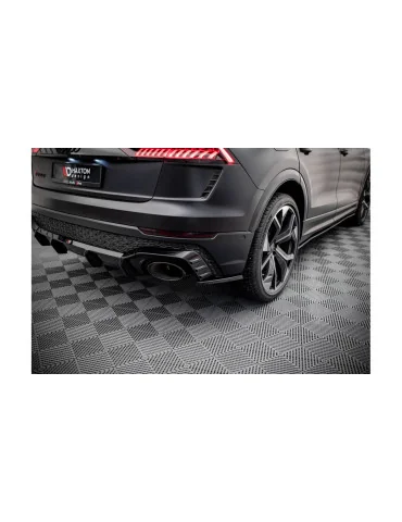 Rajouts arrière Audi RSQ8 4M 2019-2023 v.2 noir brillant
