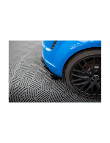 Rajouts arrière Street Pro + flaps Audi TT S 8S restylé noir mat