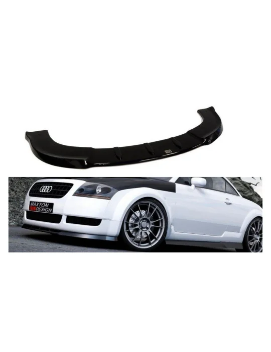 Lame de pare-chocs avant Audi TT 8N noir brillant Maxton Design