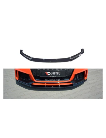 Lame avant Audi TT RS 8S depuis 2016 v.2 noir brillant