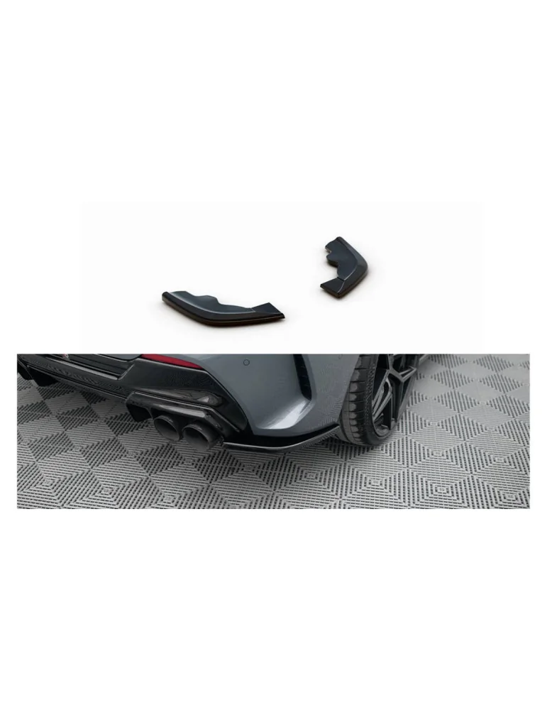 Rajouts de pare-chocs arrière BMW Série 1 F40 Pack M v.3 noir brillant