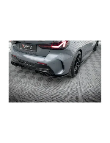 Rajouts de pare-chocs arrière BMW Série 1 F40 Pack M v.3 noir brillant
