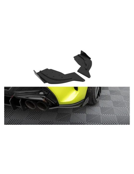 Rajouts arrière Street Pro BMW Série 1 F40 noir mat avec flaps Maxton Design
