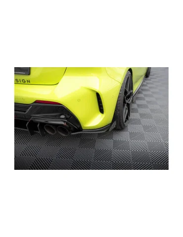Rajouts arrière Street Pro BMW Série 1 F40 Pack M v.2 noir mat + flaps