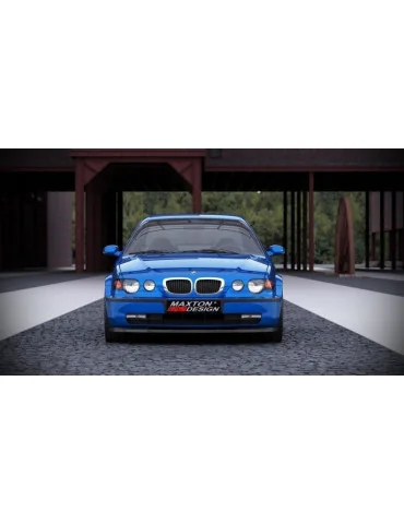 Lame de pare-chocs avant BMW Série 3 E46 Compact noir brillant