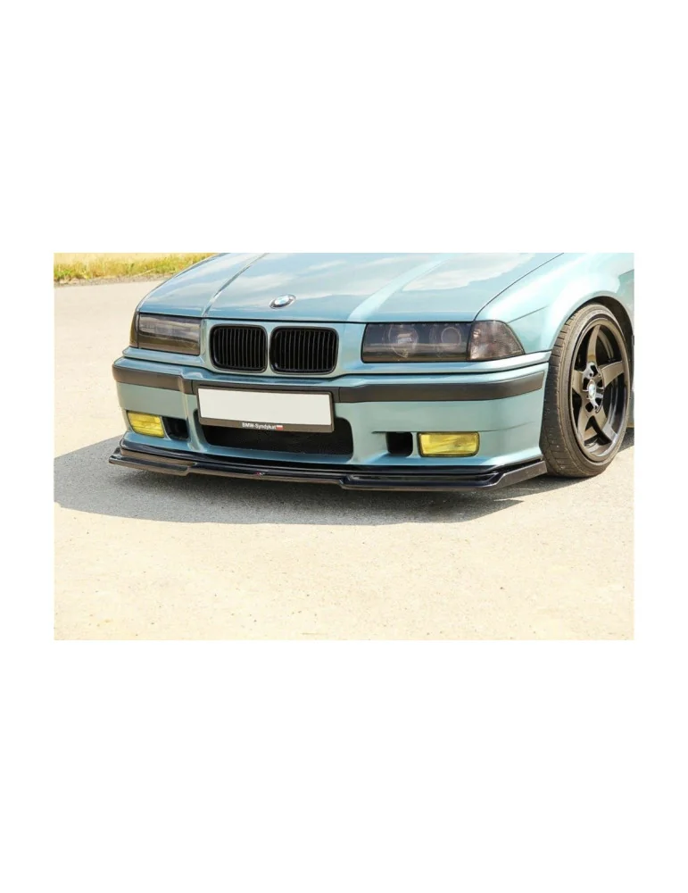 Lame de pare-chocs avant BMW M3 E36 Coupé v.1 noir brillant