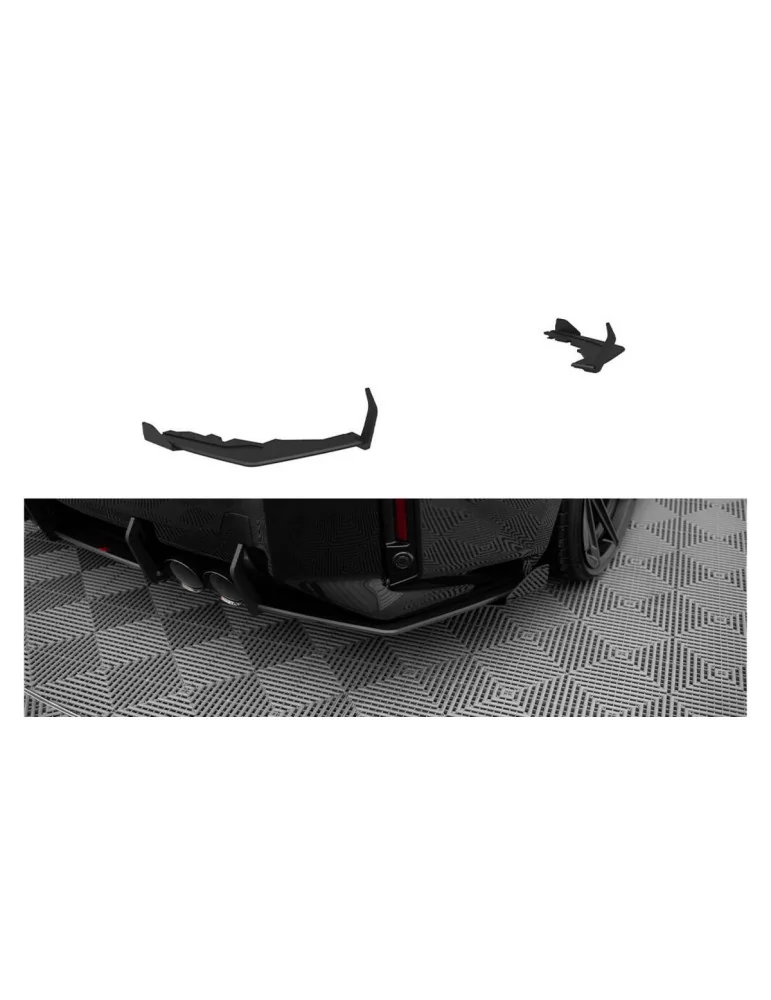 Rajouts arrière Street Pro BMW M2 G87 v.1 noir mat + flaps