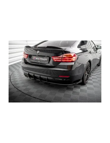 Rajouts arrière Street Pro BMW Série 4 Gran Coupé F36 rouge + flaps