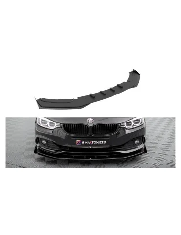 Lame avant Street Pro BMW Série 4 Gran Coupé F36 noir mat + flaps