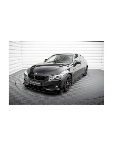 Lame avant Street Pro BMW Série 4 Gran Coupé F36 noir mat + flaps